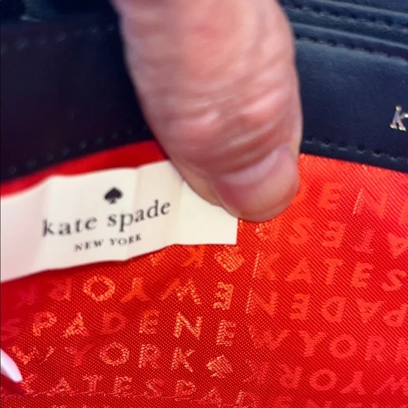 KATE SPADE NEW YORK TWO TONE POLCA-DOT ZIP AROUND WALLET - Picture 7 of 9